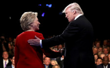 Кандидаты в президенты США ​Хиллари Клинтон и Дональд Трамп


