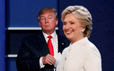 Кандидаты в президенты США Дональд Трамп и Хиллари Клинтон 


