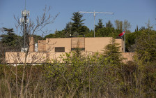 Вид на здание посольства КНДР в Мадриде