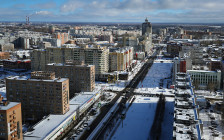 Вид на город Архангельск