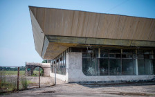 Здание разрушенного Сухумского международного аэропорта