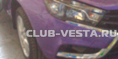 Новые шпионские фотографии Lada Vesta попали в сеть. Фотослайдер 0