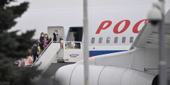 Россияне вылетели из аэропорта имени Вацлава Гавела специальным бортом летного отряда «Россия»