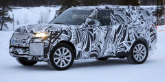 Компания Land Rover вывела на зимние тесты новый Discovery. Фотослайдер 0