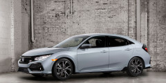 Honda рассекретила дизайн хэтчбека Civic . Фотослайдер 0
