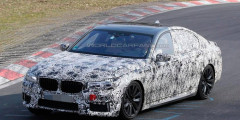 Новый BMW 7-Series замечен без камуфляжа . Фотослайдер 0