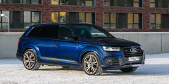 Дальние родственники. Audi Q7 против Range Rover Sport - Audi Внешка