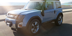 Новый Land Rover Defender. Первый тест-драйв концептов. Фотослайдер 0