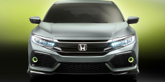 Honda показала, каким будет новый хэтчбек Civic . Фотослайдер 0