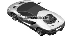 Дизайн Lamborghini Centenario рассекретили до премьеры. Фотослайдер 0