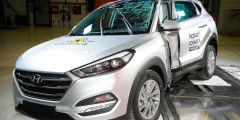 Hyundai Tucson набрал 5 звезд по результатам краш-теста. Фотослайдер 0