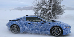 BMW i8 попала в объективы фотошпионов на зимних тестах. Фотослайдер 0