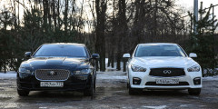 Маршрут с учетом ям. Jaguar XE против Infiniti Q50. Фотослайдер 2