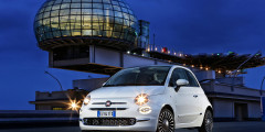 Fiat 500 после рестайлинга получил светодиодные ходовые огни . Фотослайдер 1