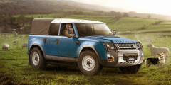 Новый Land Rover Defender планируют выпускать в трех версиях. Фотослайдер 0
