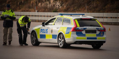 Универсал Volvo V90 превратили в полицейский автомобиль