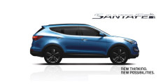 Hyundai опубликовал новые фото Santa Fe третьего поколения . Фотослайдер 0