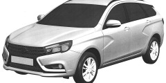 АвтоВАЗ запатентовал Lada Vesta в новом кузове . Фотослайдер 0