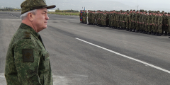 Российские военнослужащие на авиабазе Хмеймим