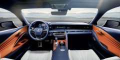 Флагманский спорткар Lexus LC 500 получил гибридную версию . Фотослайдер 0