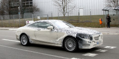 Mercedes S-Class в кузове купе заметили на тестах . Фотослайдер 0