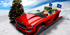 Jaguar представил сани для Санта Клауса. Фотослайдер 0