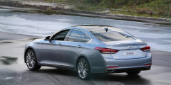 Hyundai Genesis засняли без камуфляжа. Фотослайдер 0
