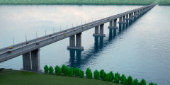 Протяженность: 3,75 км

Стоимость:  120,8 млрд руб.

Статус:  в стадии строительства

Мост должен стать частью транспортного коридора Европа — Западный Китай. Инвестор проекта — концессионная компания «Обход Тольятти». Строительство моста началось в конце января 2020 года, в июне 2022 года глава Самарской области Дмитрий Азаров говорил, что он готов на 50%, а в феврале 2023 года заявил о 75-процентной готовности объекта. Ввод в эксплуатацию намечен на 2024 год


