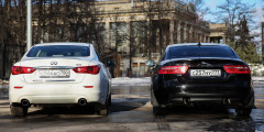 Маршрут с учетом ям. Jaguar XE против Infiniti Q50. Фотослайдер 2