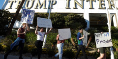 Протесты в Лас-Вегасе
