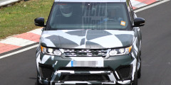 Топовую версию нового Range Rover Sport заметили на тестах. Фотослайдер 0