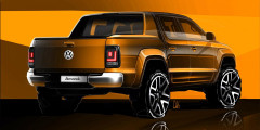 Volkswagen рассекретил дизайн обновленного пикапа Amarok. Фотослайдер 0