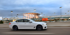 BMW 5 Series Динамика Белый