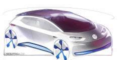 Volkswagen рассекретил дизайн электрокара будущего. Фотослайдер 0
