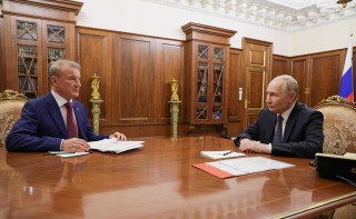 Греф на встрече с Путиным пообещал рекордные дивиденды «Сбера»