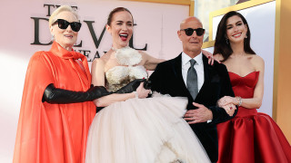 Мерил Стрип и Энн Хэтэуэй блистали на премьере «Дьявол носит Prada 2»