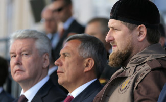 Сергей Собянин, Рустам Минниханов и Рамзан Кадыров