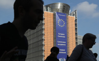 Вид на здание Еврокомиссии