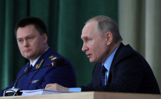 Игорь Краснов и Владимир Путин (слева направо)