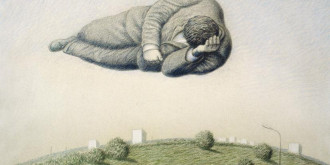 Гариф Басыров. «Полдень I». Из серии «Обитаемые пейзажи». 1987–1988. Частная коллекция