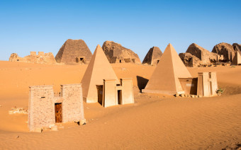 Пирамиды в Мероэ, столице древнего государства Куш