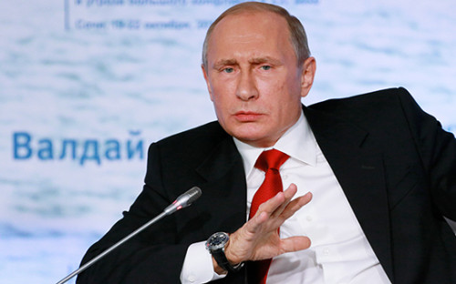 Президент России Владимир Путин на заседании Международного дискуссионного клуба &laquo;Валдай&raquo;,&nbsp;22 октября 2015 года