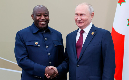 Владимир Путин и Эварист Ндайишимие
