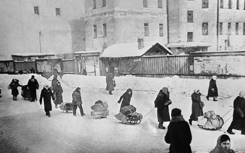 Ленинград в блокаде, март 1942 года