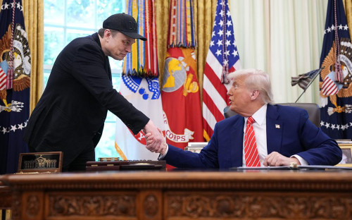 Илон Маск и Дональд Трамп