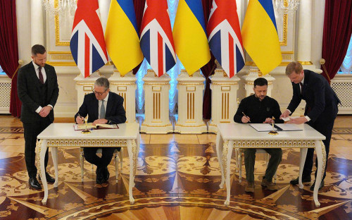 Кир Стармер и Владимир Зеленский