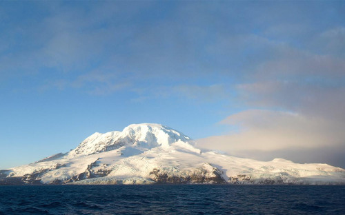 <p>Вид на остров Херд</p>