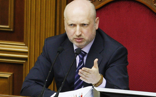 Исполняющий обязанности президента Украины Александр Турчинов