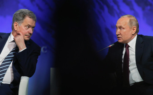 Саули Ниинистё и Владимир Путин