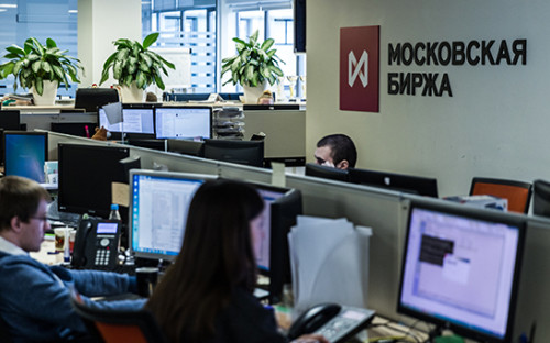 Работа Московской биржи


